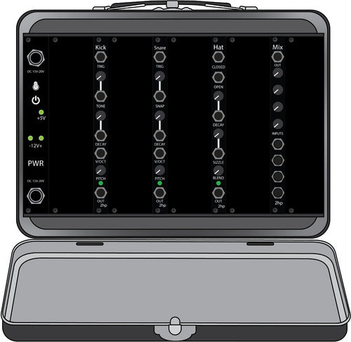 2hp Drum Machine Lunchbox