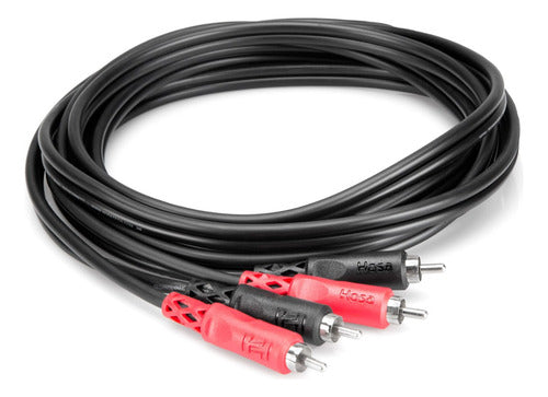 Cable Hosa Cra-203 Dual Rca A Dual Rca Estéreo, 3 Metros.