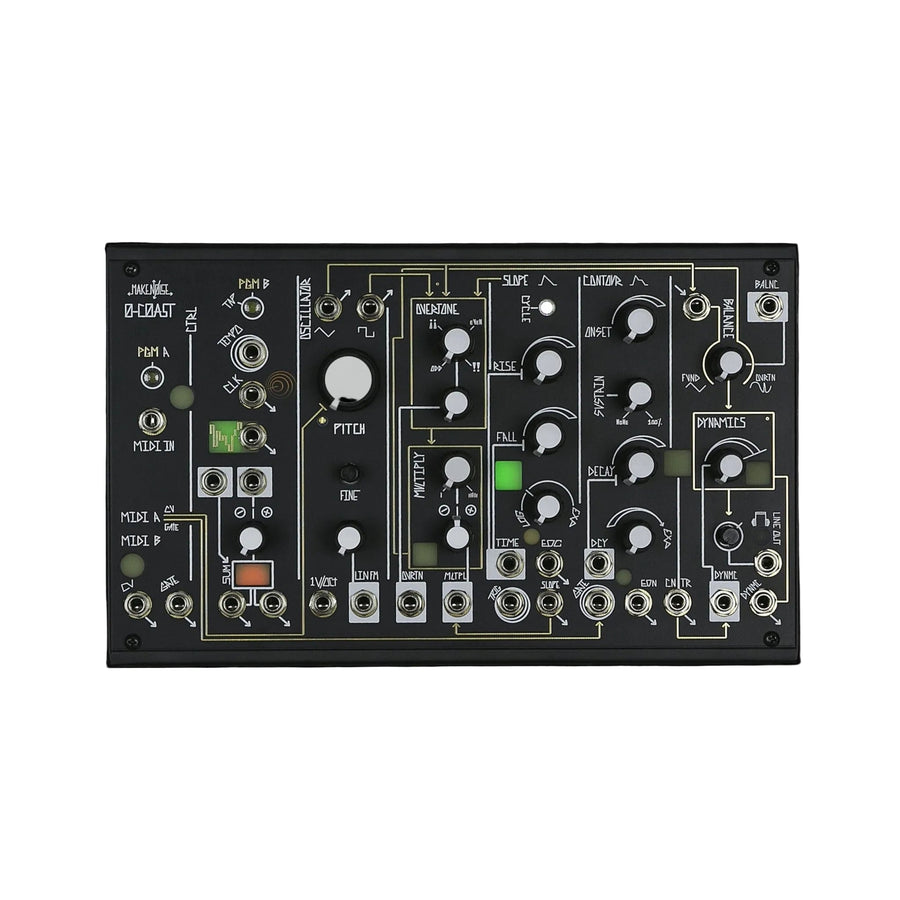 Make Noise 0-Coast, sintetizador semi-modular analógico de escritorio — 10 años (2016-2026)