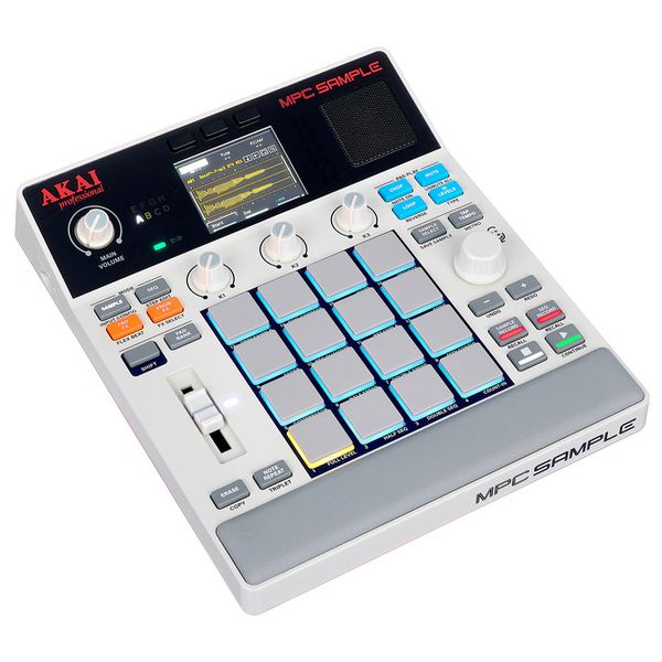 Akai MPC Sample groovebox portátil vista frontal