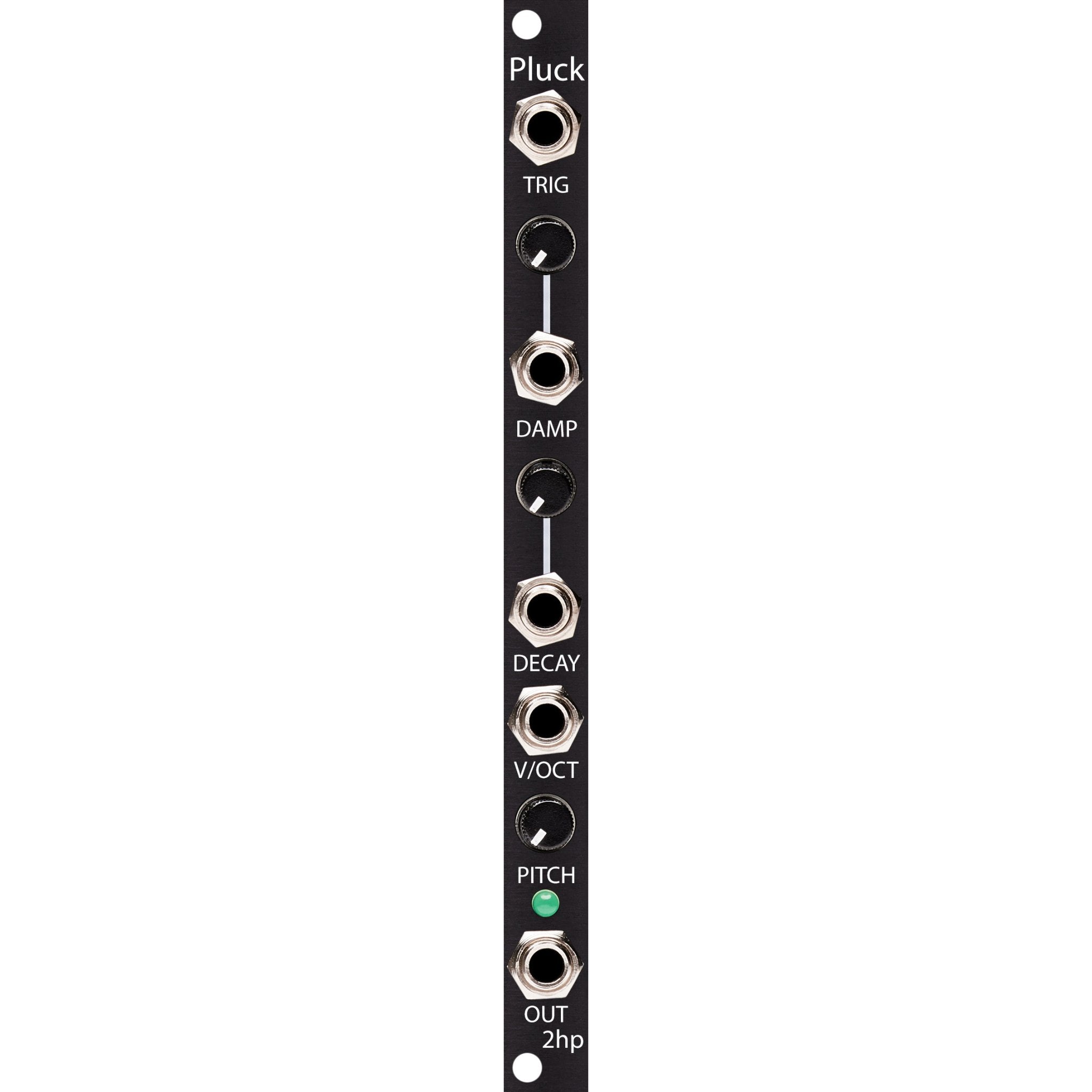 【2hp】Pluck black 2hp Pluck Módulo Eurorack | Importwave