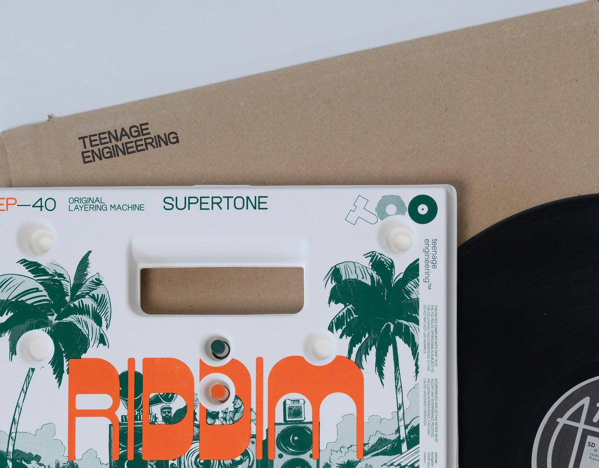Teenage Engineering EP-40 Riddim caja y packaging
