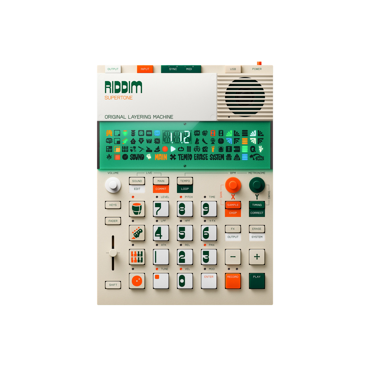 Teenage Engineering EP-40 Riddim vista frontal