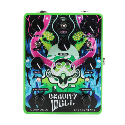 Cosmodio Gravity Well Pedal Analógico Tremolo Wavefolder