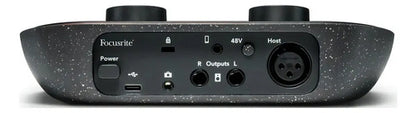 Focusrite Vocaster One Interfaz Audio Negro