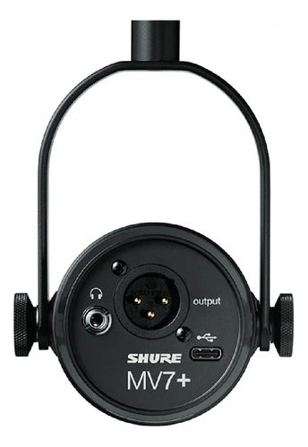 Shure MV7+ Micrófono Podcast USB/XLR - Negro