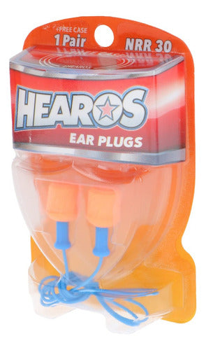 Hearos Ez Twist Protectores Auditivos Con Cordón Y Case