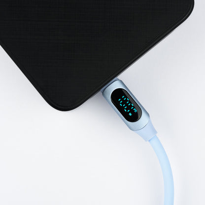 Myvolts Cable Usb-c A Usb-c Con Pantalla Lcd - 1m, 100w Goma