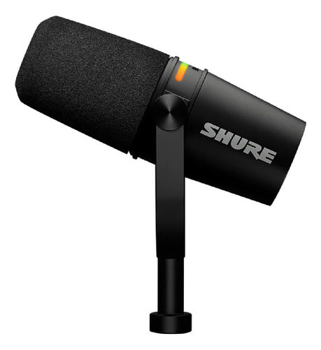 Micrófono Para Podcast Shure Mv7+ Usb/xlr Color Negro