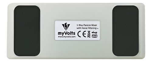 Myvolts Mickxer 5 Canales: Mezclador Pasivo Filtro De Ruido