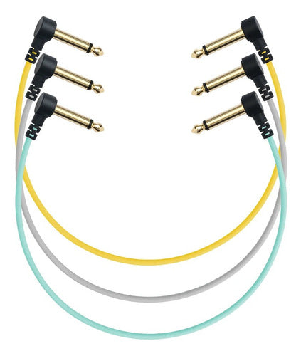 Myvolts Candycords Acppsl18 Cable Patch Pedal 18cm 3 Pack