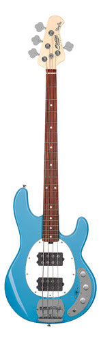 Sterling By Music Man Stingray Ray4hh Bajo Chopper Blue Diestro Chopper Blue Laqueado 4