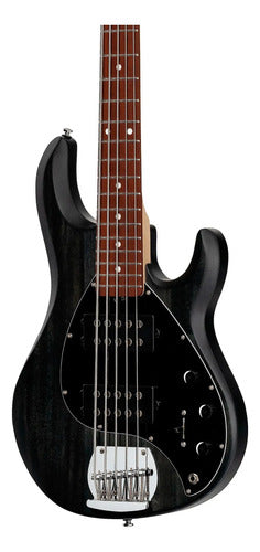 Sterling Stingray Ray5hh Bajo 5 Cuerdas Satin Black Diestro Satin Black Satinado 5