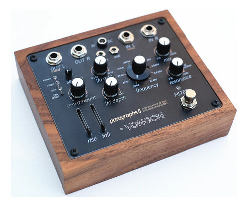 Vongon Paragraphs 2 Pedal Lpf Resonante Moduladores Estéreo