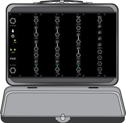 2hp Drum Machine Lunchbox