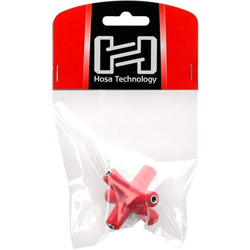Hosa Knucklebone Splitter Señal Adaptador 1x6 3.5mm