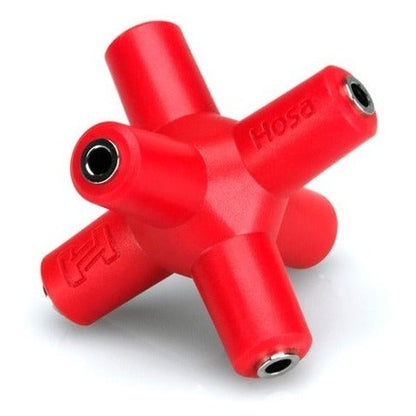 Hosa Knucklebone Splitter Señal Adaptador 1x6 3.5mm