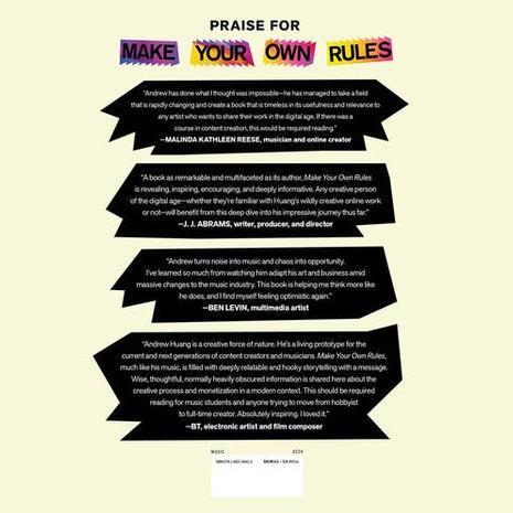 Andrew Huang Make Your Own Rules Libro Importado