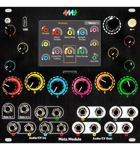 4ms Meta Module Sintetizador Virtual Módulo Eurorack