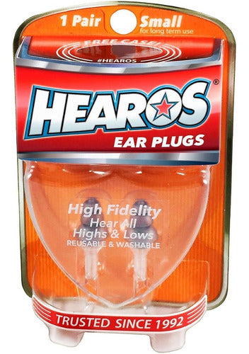 Hearos High Fidelity Small Protectores Auditivos + Case