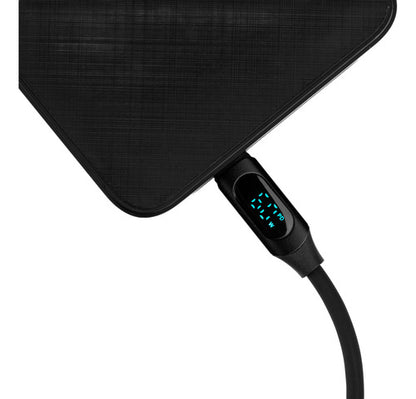 Cable Myvolts Usb-a A Usb-c 60w 1m, Pantalla Lcd, Goma Suave
