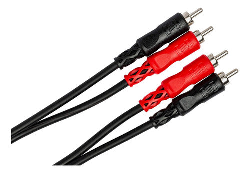 Cable Hosa Cra-203 Dual Rca A Dual Rca Estéreo, 3 Metros.