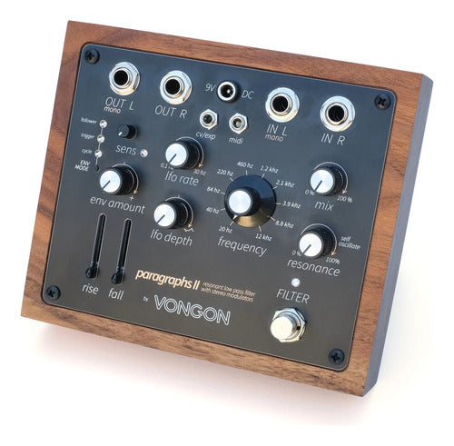 Vongon Paragraphs 2 Pedal Lpf Resonante Moduladores Estéreo