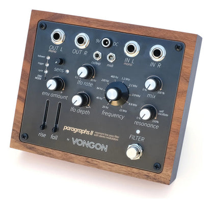 Vongon Paragraphs 2 Pedal Lpf Resonante Moduladores Estéreo