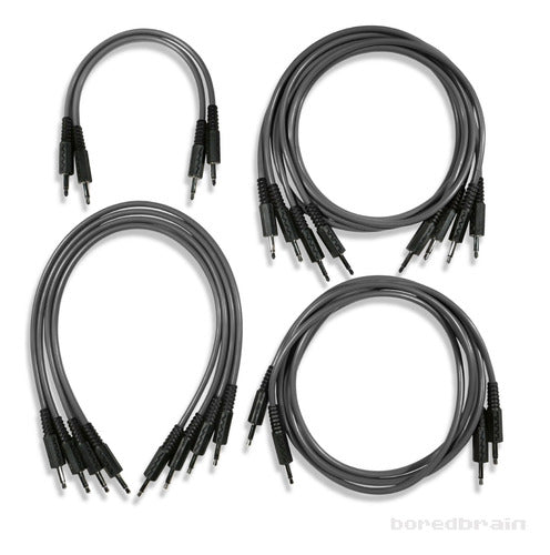 Boredbrain Music Pack 12 Cables Patch Modular 3.5 Ts Colores