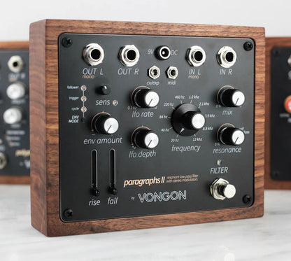 Vongon Paragraphs 2 Pedal Lpf Resonante Moduladores Estéreo