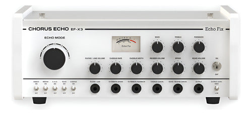 Echo Fix Ef-x3 Desktop Tape Echo Bbd Chorus & Spring Reverb Blanco