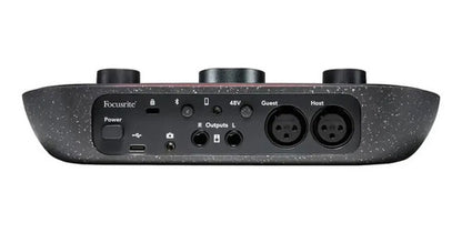 Interfaz De Audio Focusrite Vocaster Two Negra Negro