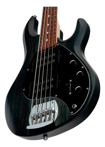 Sterling Stingray Ray5hh Bajo 5 Cuerdas Satin Black Diestro Satin Black Satinado 5