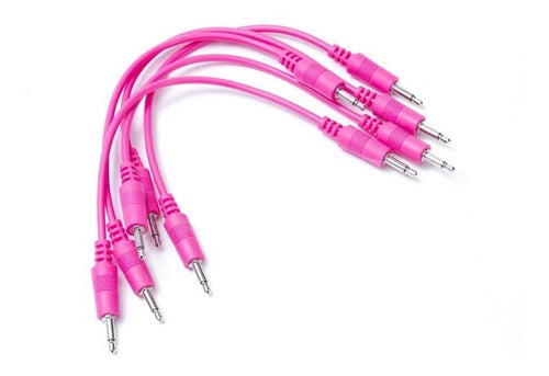 Make Noise Cables Patch Modular Hot Pink 5 Pack 15 Cm