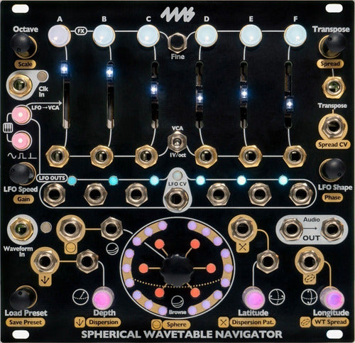4ms Spherical Wavetable Navigator Módulo Eurorack
