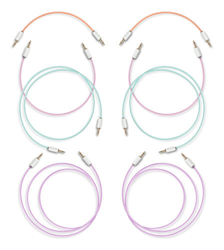 Myvolts 8 Pack Candycords, Cables Patch 3.5 Mm Colores