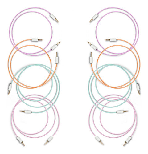 Myvolts 8 Pack Candycords, Cables Patch 3.5 Mm Colores