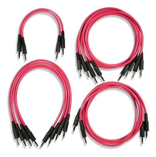 Boredbrain Music Pack 12 Cables Patch Modular 3.5 Ts Colores