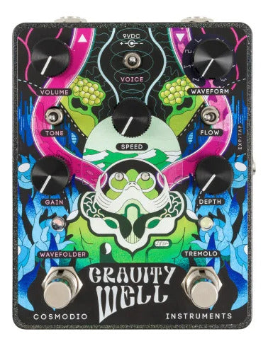 Cosmodio Gravity Well Pedal Analógico Tremolo Wavefolder