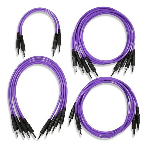 Boredbrain Music Pack 12 Cables Patch Modular 3.5 Ts Colores