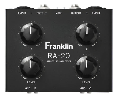 Franklin Audio Ra-20 | Re Amplificador Estéreo De Estudio