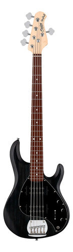Sterling Stingray Ray5hh Bajo 5 Cuerdas Satin Black Diestro Satin Black Satinado 5