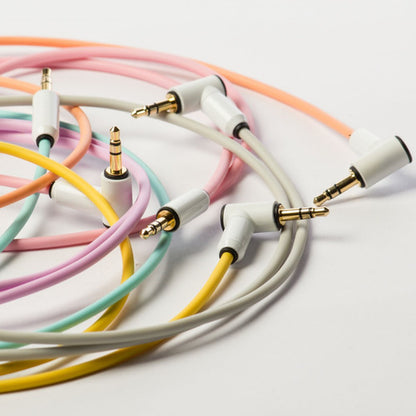 Myvolts 6 Pack Candycords, Cables Patch 3.5mm, 70cm