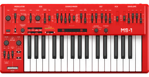 Sintetizador Behringer Ms1 Rojo