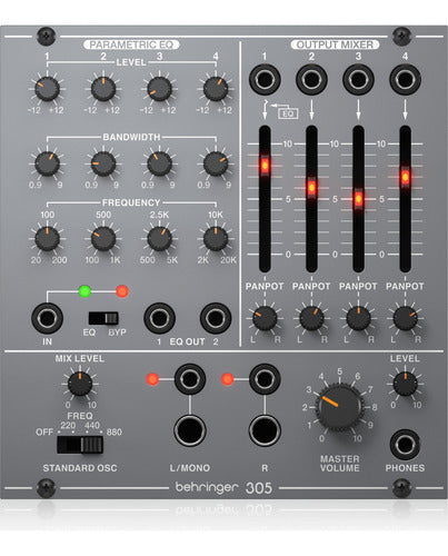 Behringer 305 Eq Mixer Output Módulo Eurorack Modular