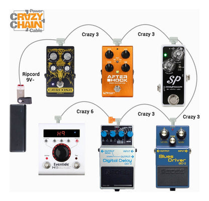 Myvolts Crazy Chain Cadena Dc 5 Pedales Y 1 Dispositivo