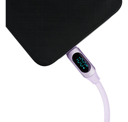 Myvolts Cable Usb-c A Usb-c Con Pantalla Lcd - 1m, 100w Goma
