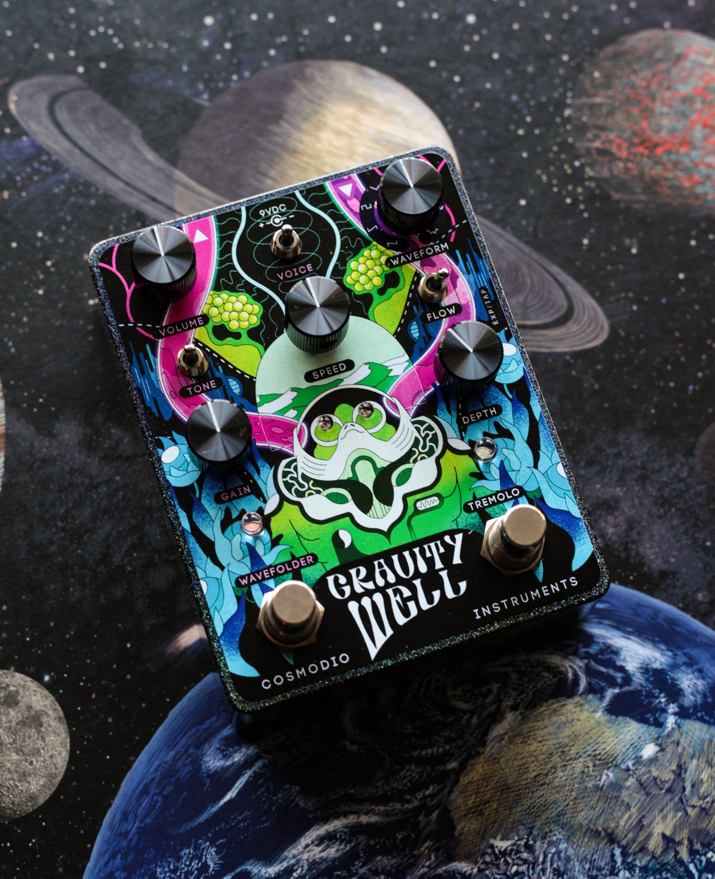 Cosmodio Gravity Well Pedal Analógico Tremolo Wavefolder
