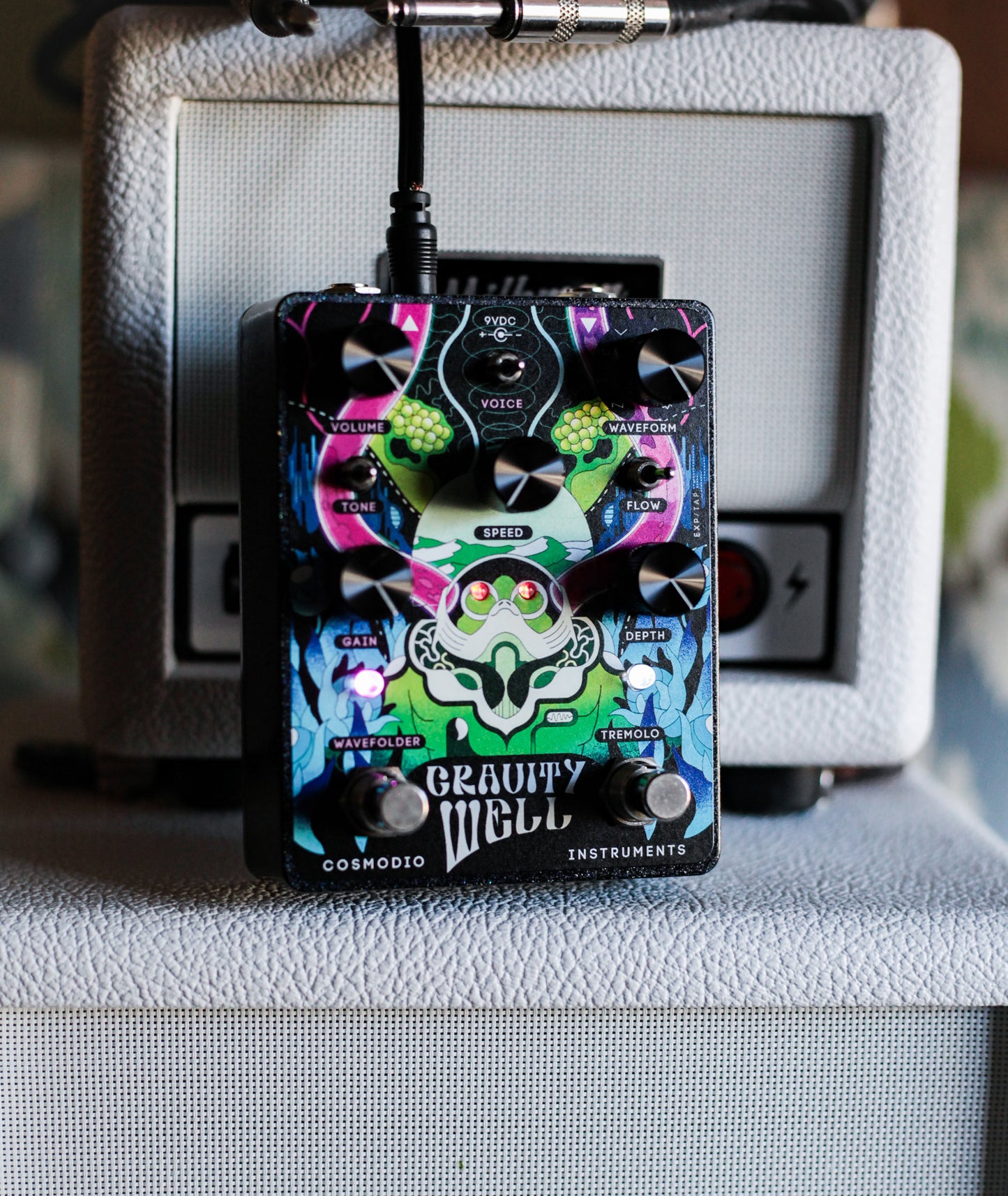 Cosmodio Gravity Well Pedal Analógico Tremolo Wavefolder