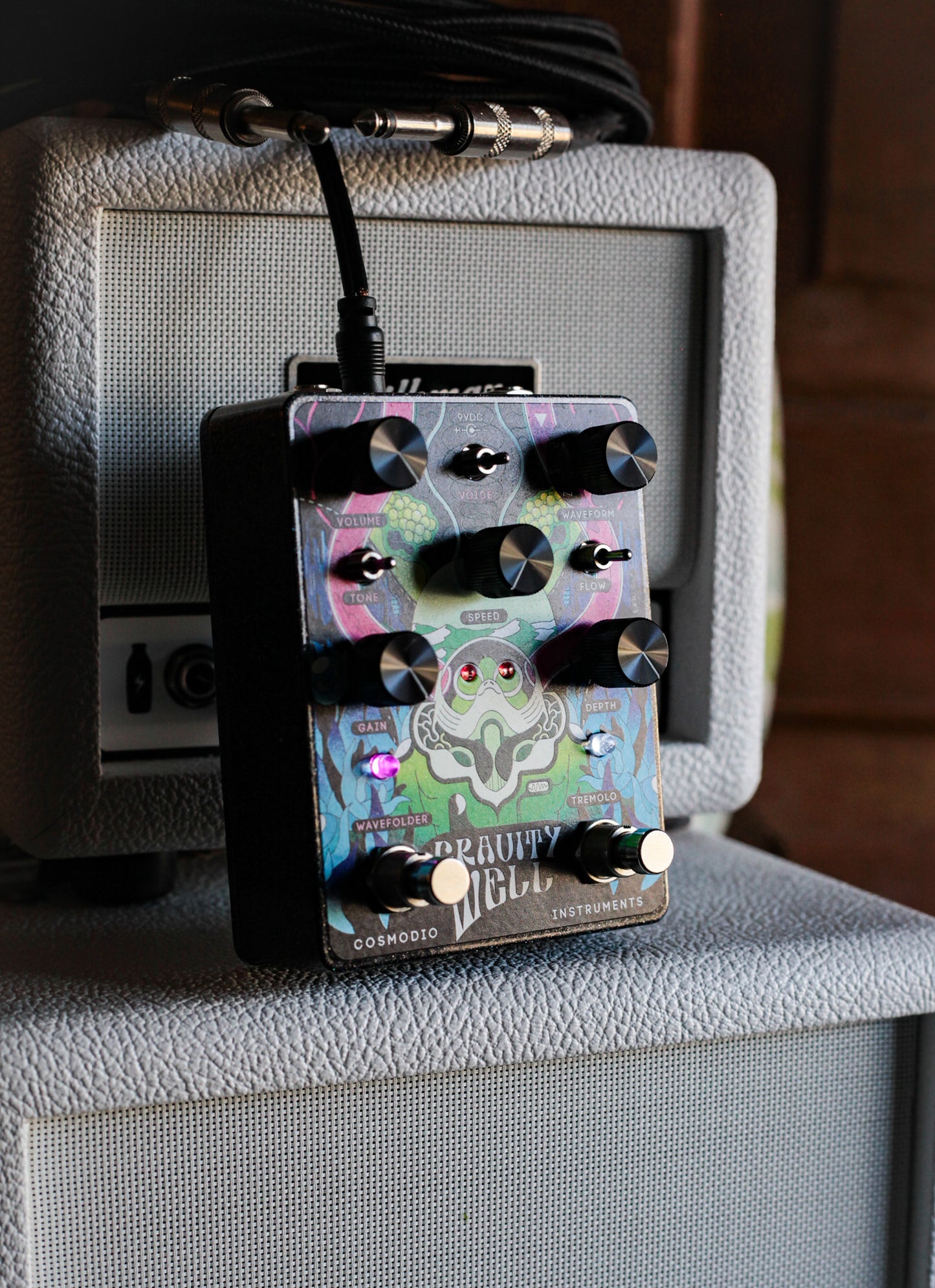 Cosmodio Gravity Well Pedal Analógico Tremolo Wavefolder